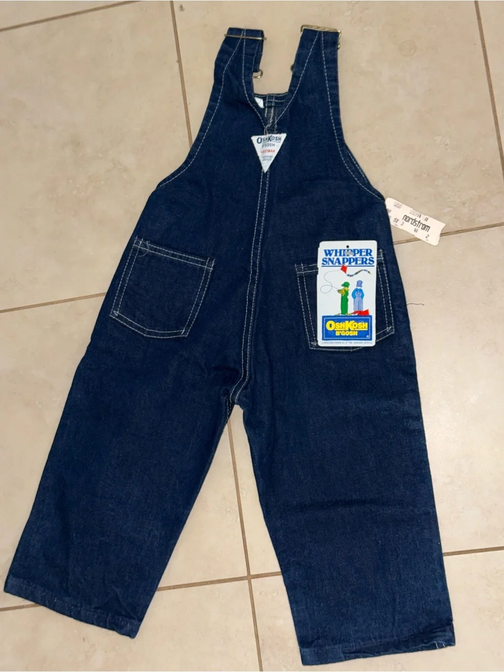OshKosh B'gosh Dark Blue Denim Kids Overalls